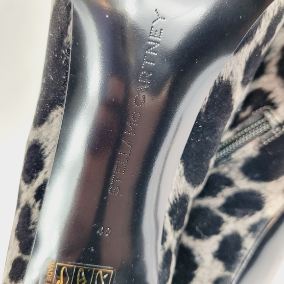 Stella McCartney leopard print heeled booties - Picture 6 of 6